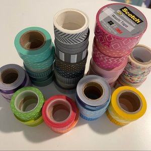 42 rolls of washi tape